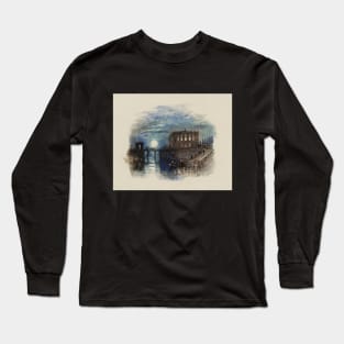 A Villa. Moon-Light (A Villa on the Night of a Festa di Ballo), for Rogers's 'Italy', 1826-27 Long Sleeve T-Shirt